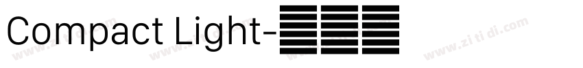 Compact Light字体转换 Compact Light字体转换